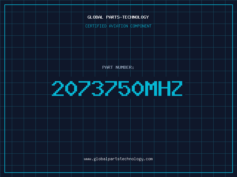Aviation Part 2073750MHZ