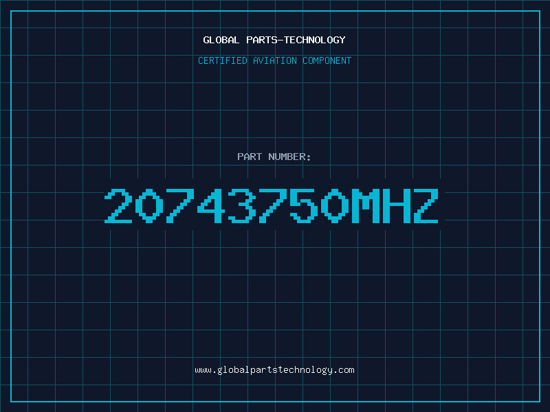 Aviation Part 20743750MHZ