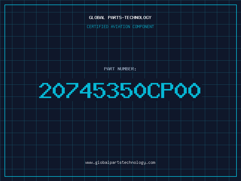 Aviation Part 20745350CP00