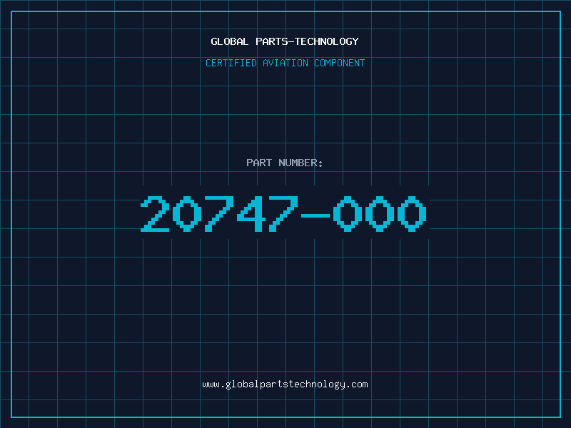 Aviation Part 20747-000