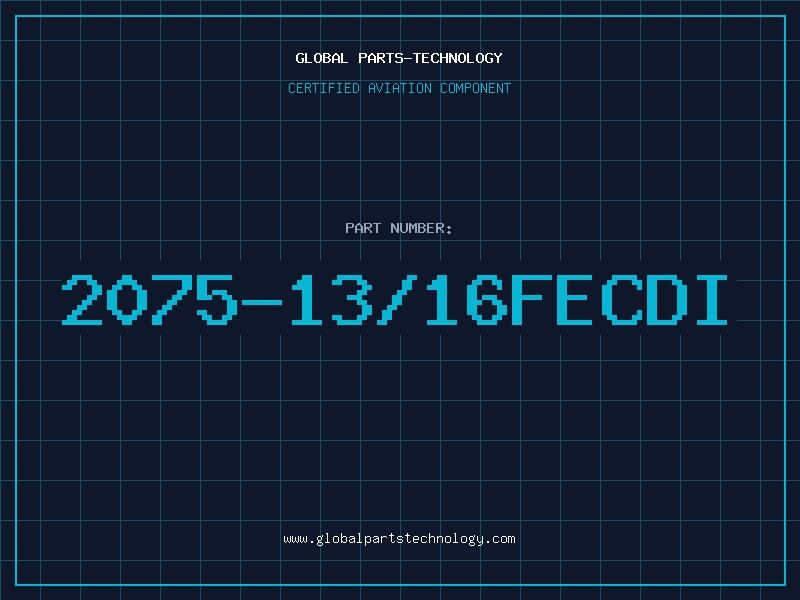 Aviation Part 2075-13/16FECDI