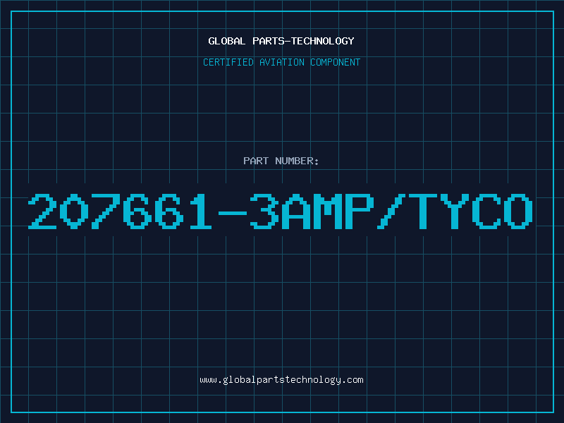 Aviation Part 207661-3Amp/tyco