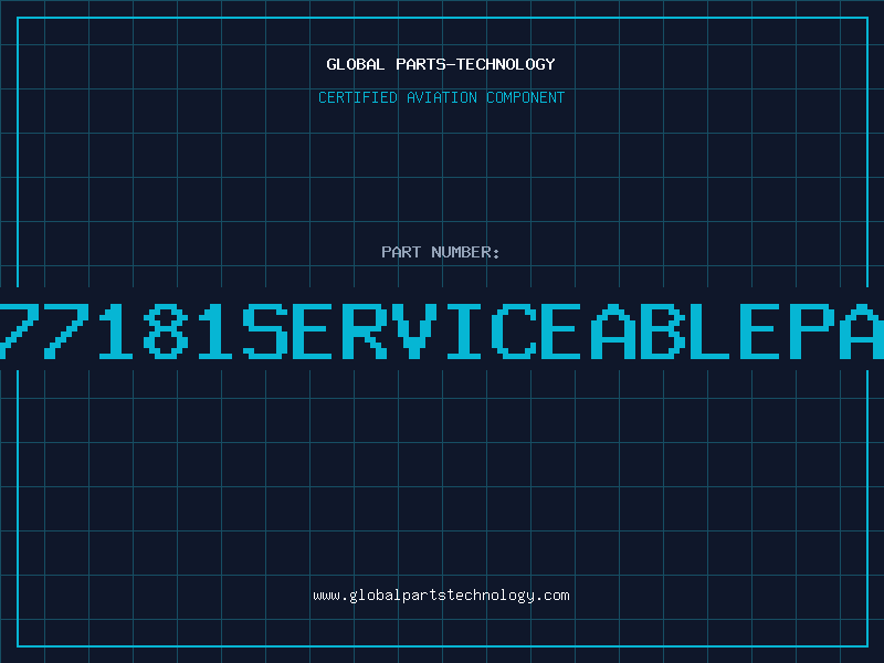 Aviation Part 2077181serviceablepart