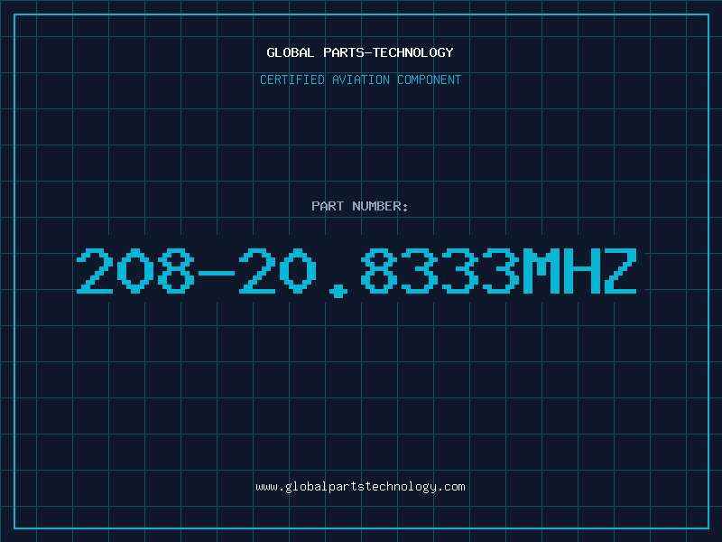 Aviation Part 208-20.8333MHZ