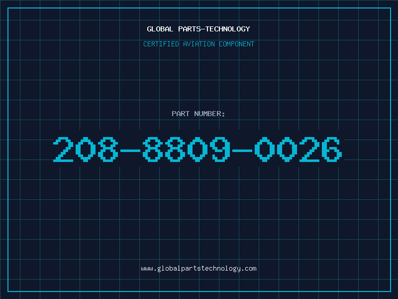 Aviation Part 208-8809-0026