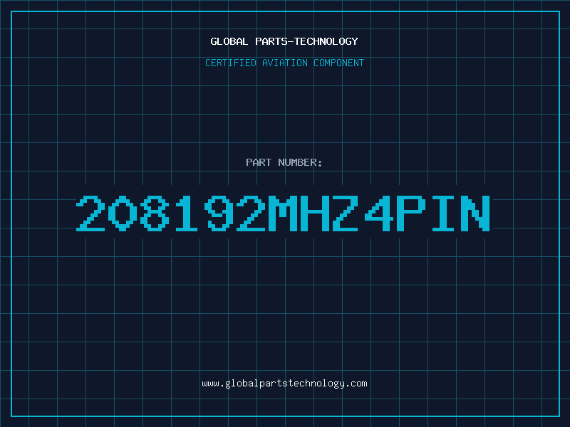 Aviation Part 208192MHZ4PIN