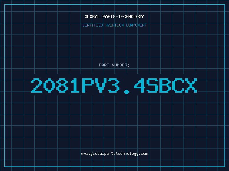 Aviation Part 2081PV3.4SBCX