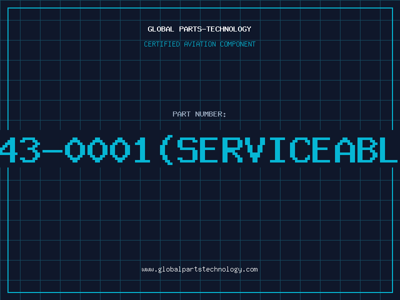 Aviation Part 2083743-0001(serviceablepart