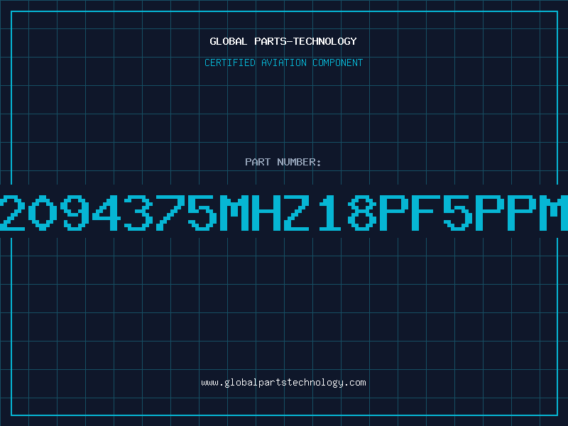 Aviation Part 2094375MHz18pF5ppm
