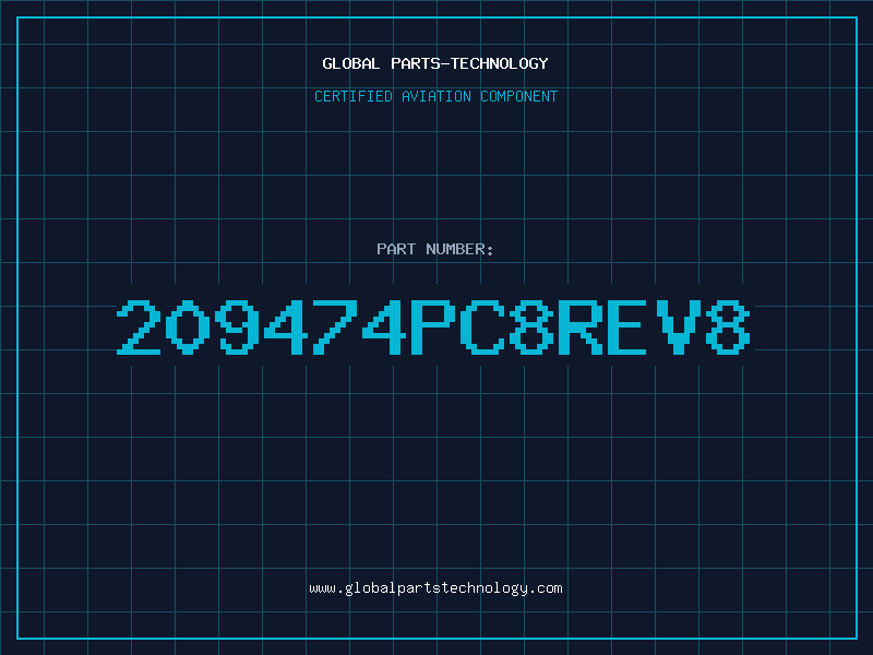 Aviation Part 209474PC8REV8