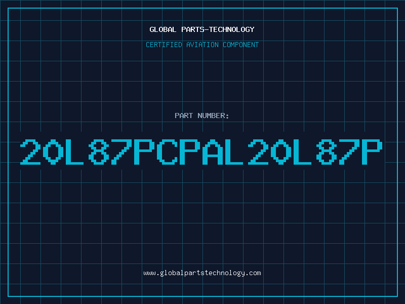 Aviation Part 20L87PCPAL20L87P