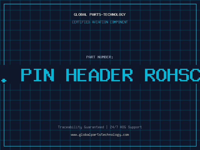 Aviation Part 20P. PIN HEADER RoHSconf