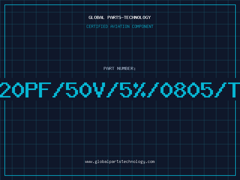 Aviation Part 20PF/50V/5%/0805/T