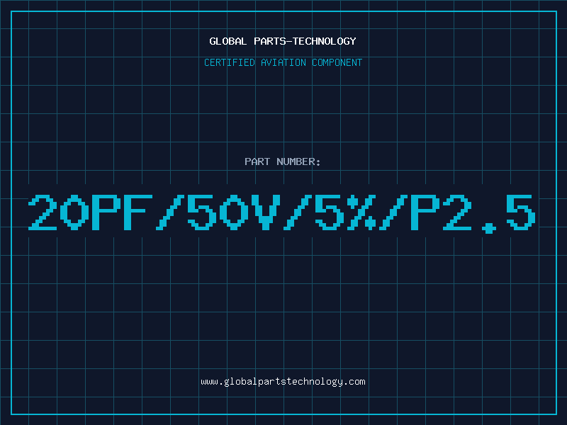Aviation Part 20PF/50V/5%/P2.5