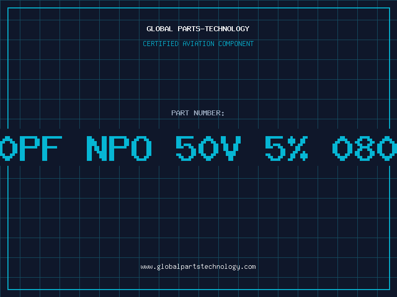 Aviation Part 20PF NPO 50V 5% 0805