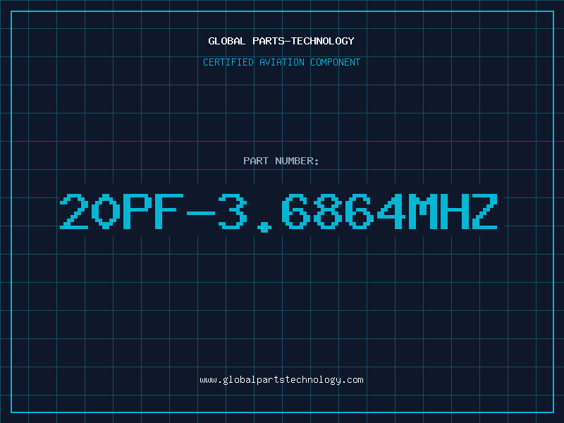 Aviation Part 20PF-3.6864MHZ