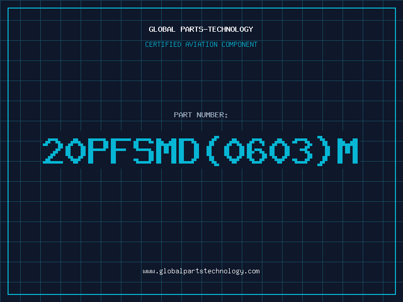 Aviation Part 20PFSMD0603M
