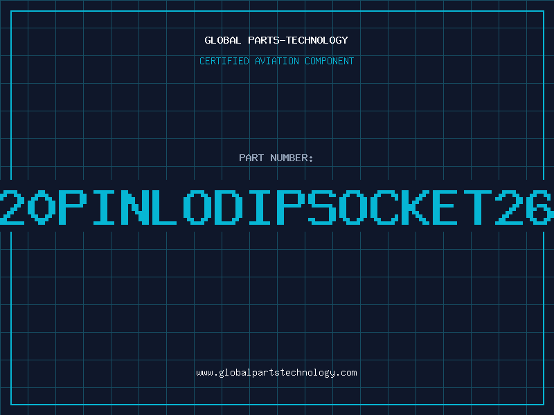 Aviation Part 20PINLODIPSOCKET26