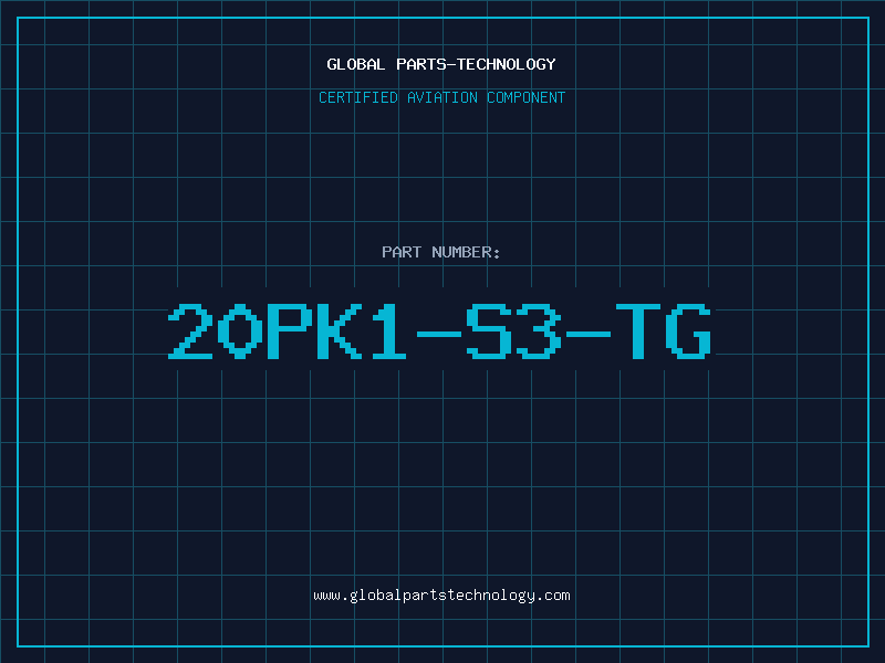 Aviation Part 20PK1-S3-TG