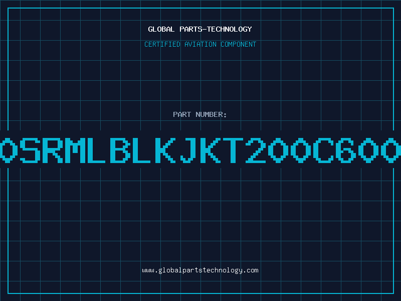 Aviation Part 20SRMLBLKJKT200C600V