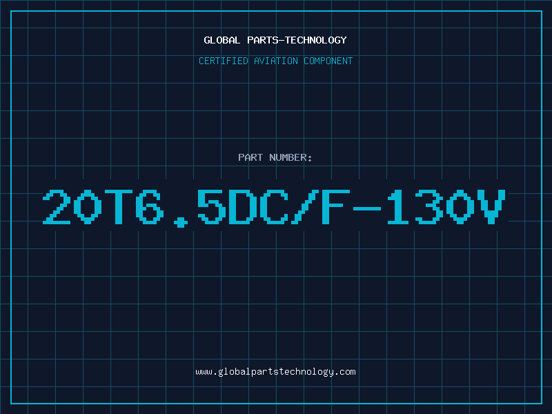 Aviation Part 20T6.5DC/F-130V