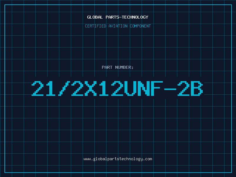 Aviation Part 21/2X12UNF-2B
