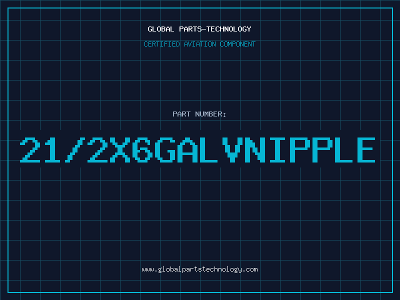 Aviation Part 21/2X6GALVNIPPLE