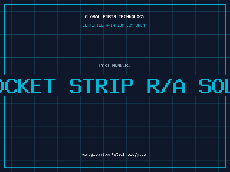Aviation Part 21 POS SOCKET STRIP R/A SOLDER TAIL