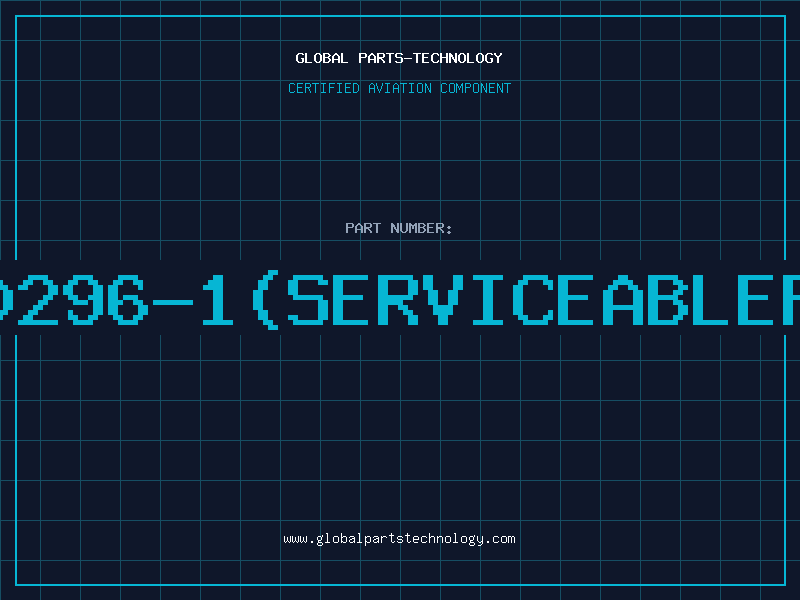 Aviation Part 21-0296-1(serviceablepart