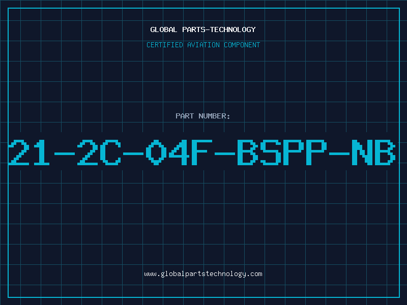 Aviation Part 21-2C-04F-BSPP-NB