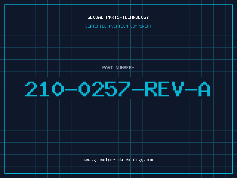 Aviation Part 210-0257-REV-A