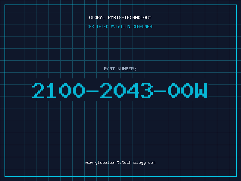 Aviation Part 2100-2043-00W