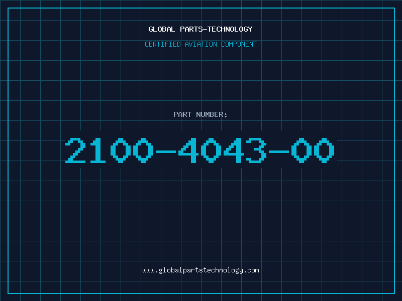 Aviation Part 2100-4043-00