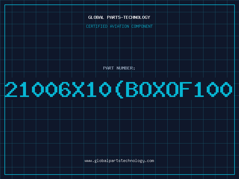 Aviation Part 21006X10BOXOF100