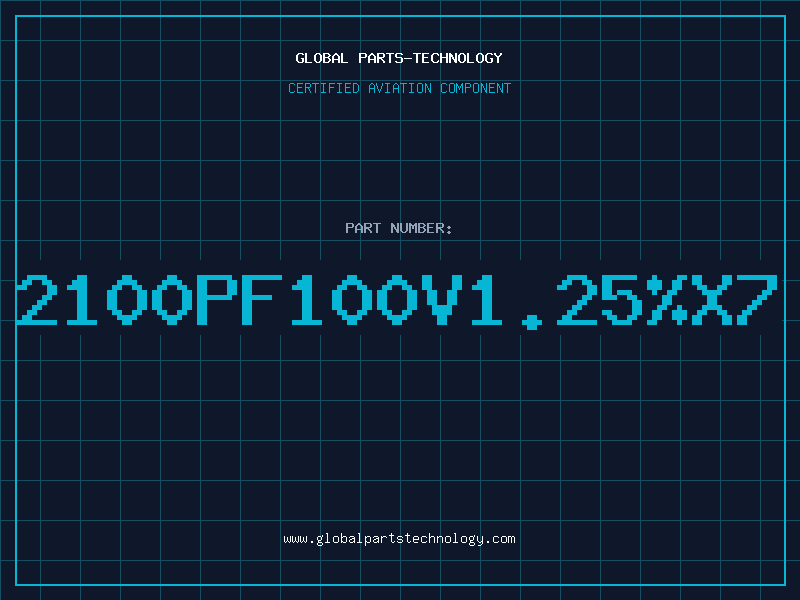 Aviation Part 2100pF100V1.25%X7