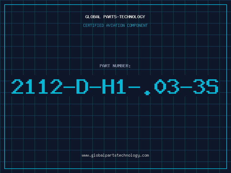Aviation Part 2112-D-H1-.03-3S