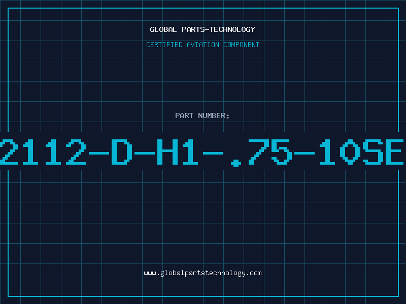 Aviation Part 2112-D-H1-.75-10SE