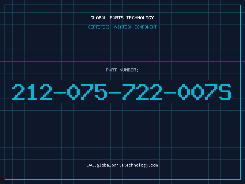 Aviation Part 212-075-722-007S