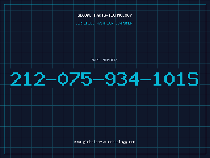 Aviation Part 212-075-934-101S