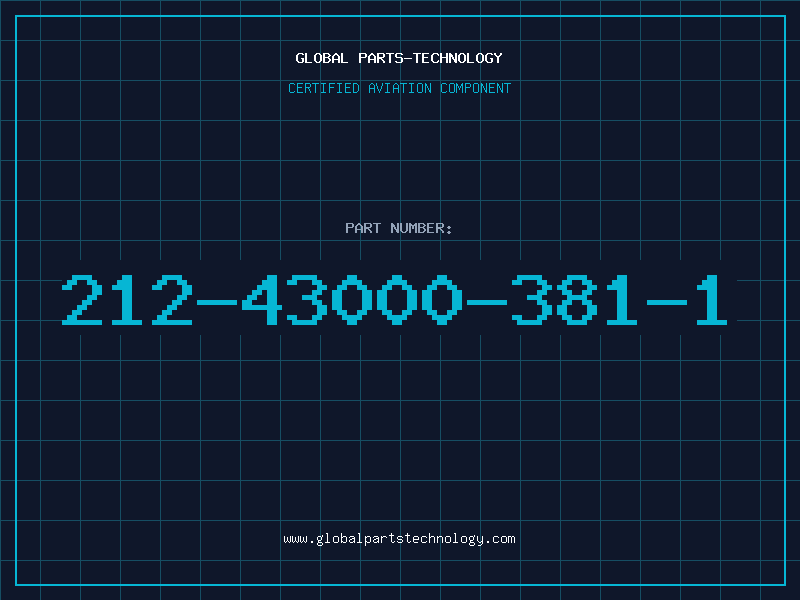 Aviation Part 212-43000-381-1