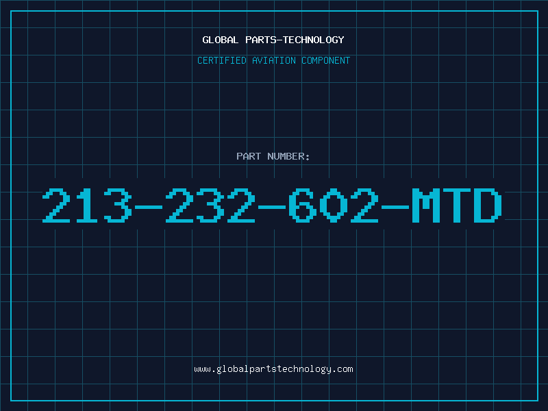 Aviation Part 213-232-602-MTD