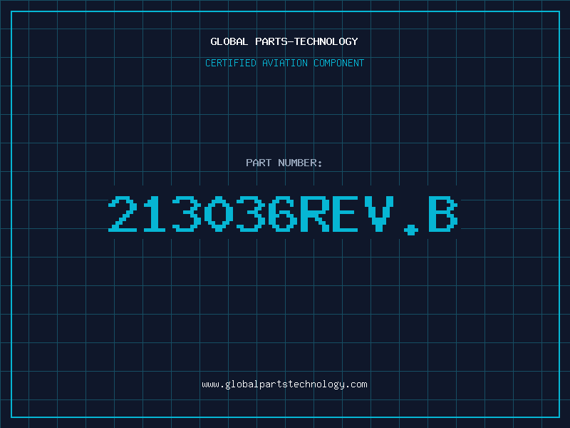 Aviation Part 213036REV.B