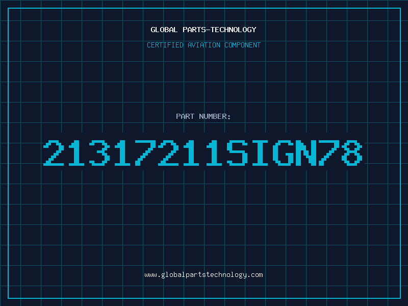 Aviation Part 21317211SIGN78