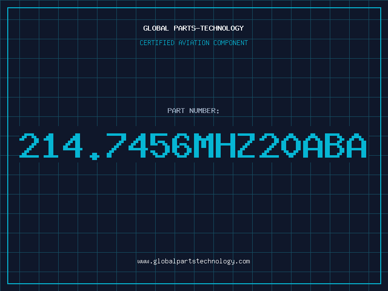 Aviation Part 214.7456MHZ20ABA