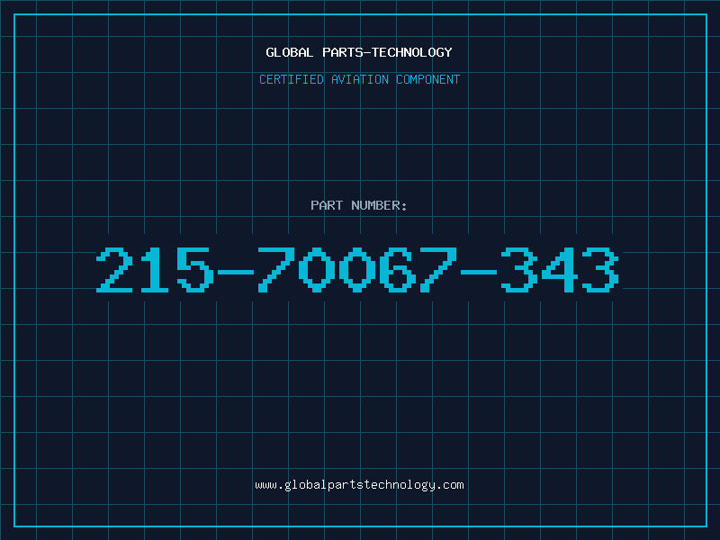 Aviation Part 215-70067-343