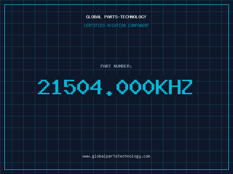 Aviation Part 21504.000KHZ