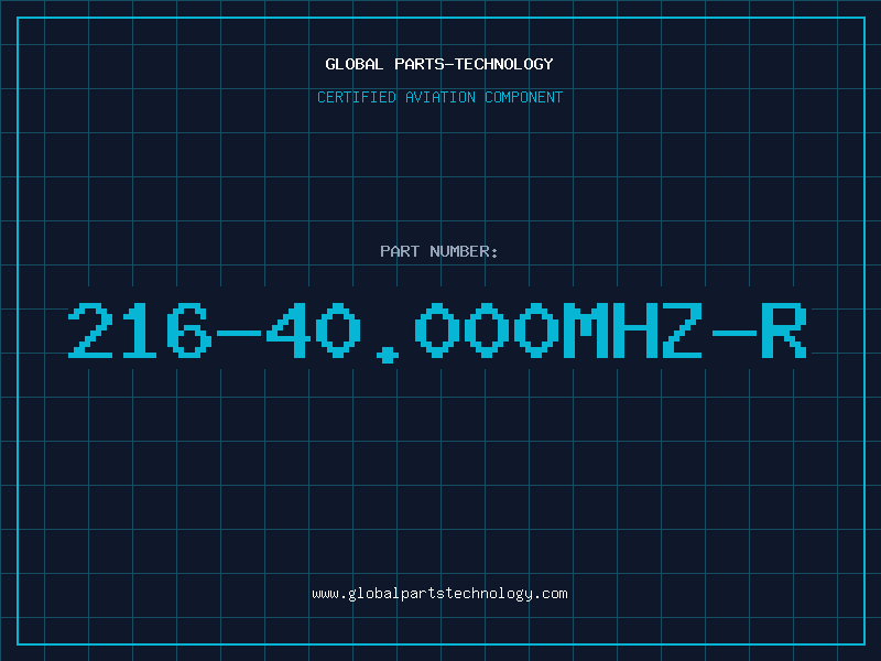 Aviation Part 216-40.000MHZ-R