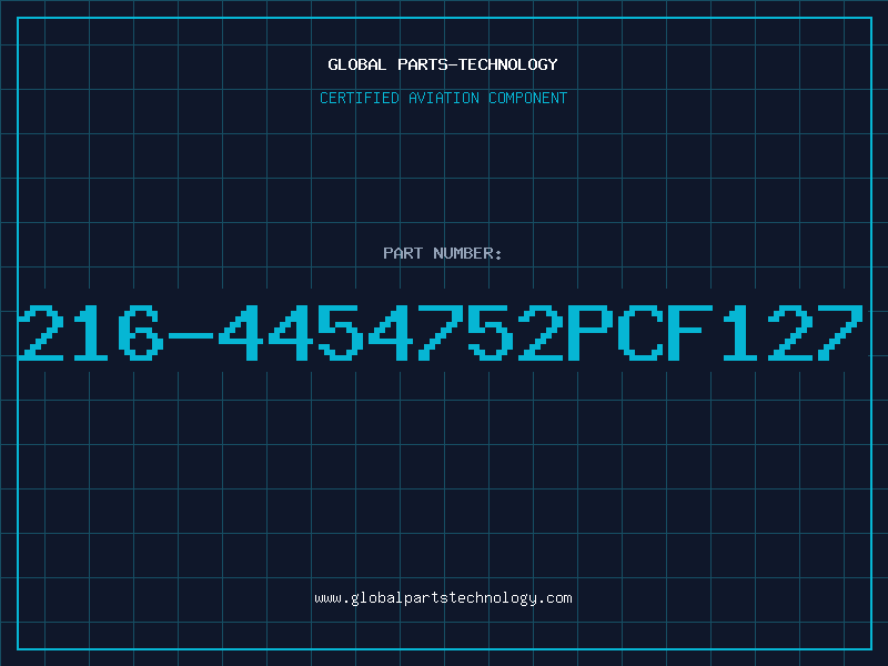Aviation Part 216-4454752PCF127