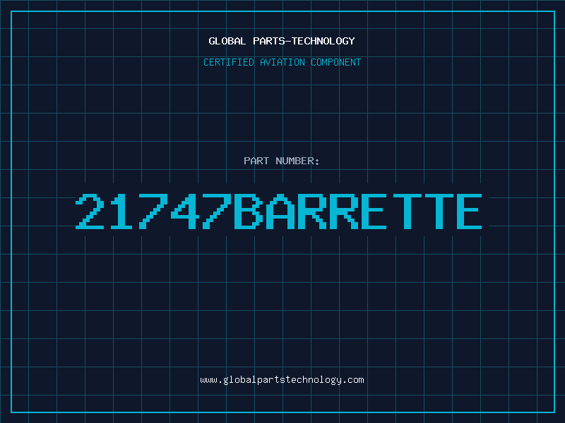 Aviation Part 21747BARRETTE