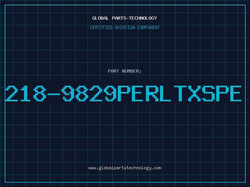 Aviation Part 218-9829PERLTXSPE